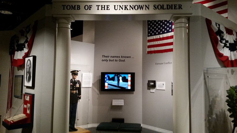 There Is A Very Nice Display About The Tomb Of The Unknown