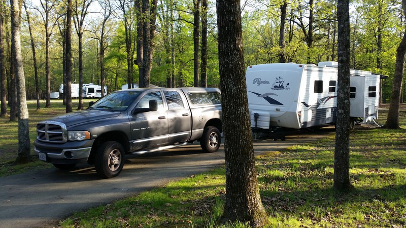 The RV Park Is Located Deep Inside The 1500 Acre Municipal Park