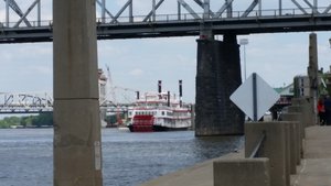 The Belle of Cincinnati Was Berthed Further Upstream