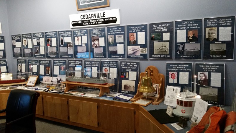 The SS Cedarville Memorial Exhibit Is Typical – She Sank On May 7, 1965