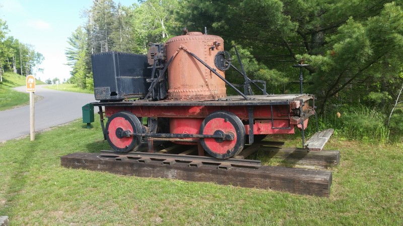 A Stream Engine Used To Move The Ore Carts