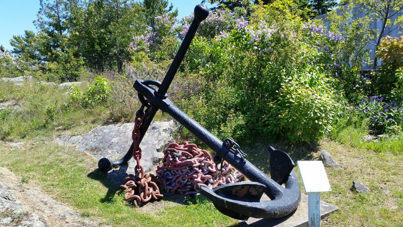This Anchor And Chain Were Hauled Around Lake Superior by The Ore ...
