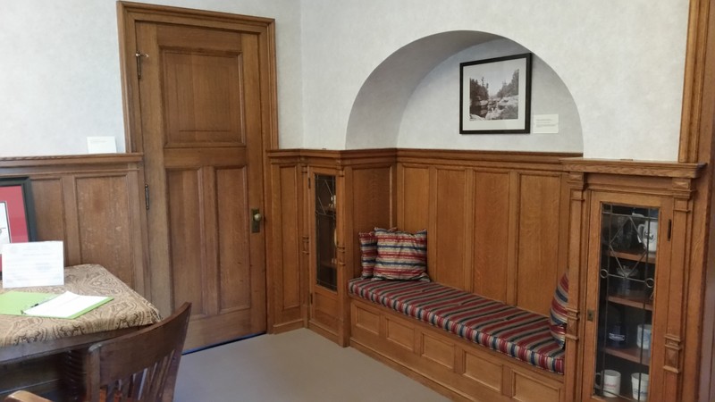 The Seating Alcove With The Adjacent Bookcases Is An Exceptional Appointment