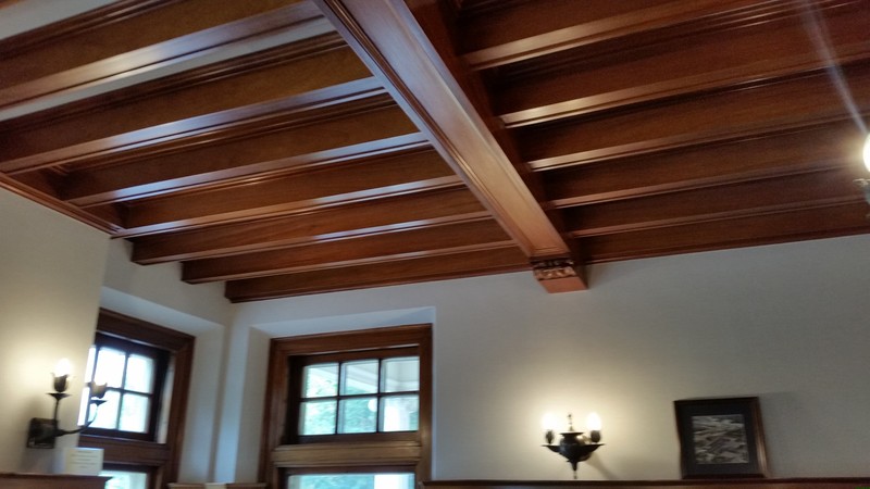 The Wooden Beams Add Formality
