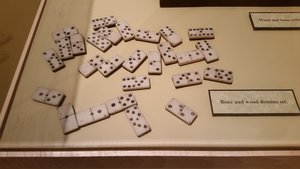 A Bone And Wood Domino Set From The Civil War Era