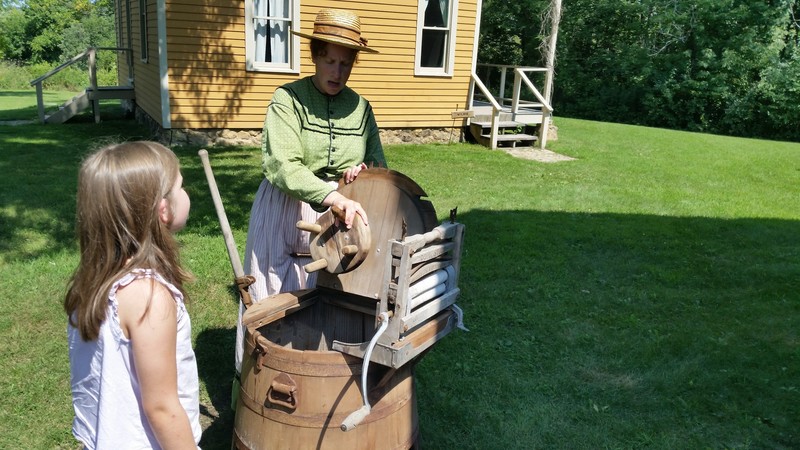 This Young Girl Was Learning To Wash Clothes – The Old Fashion Way!