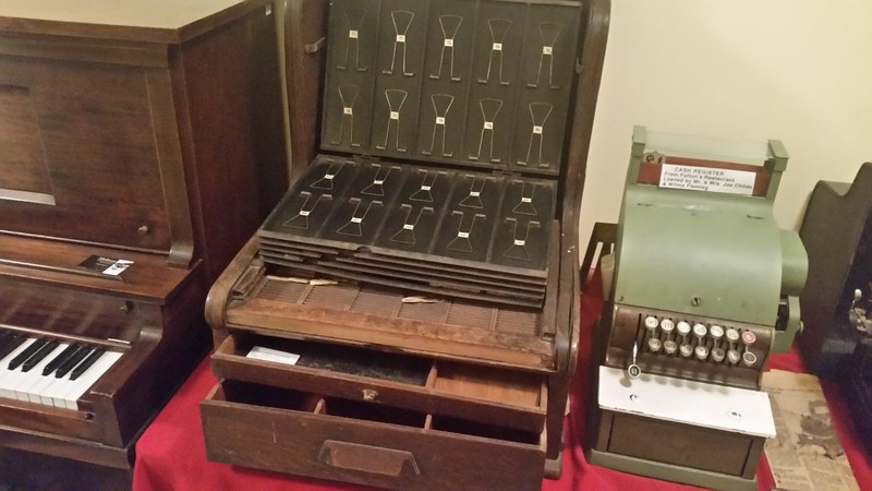 A Rare And Unusual Cash Register – Customers Were Assigned A Numbered Slot Where Tabs Were Kept To Await Payment