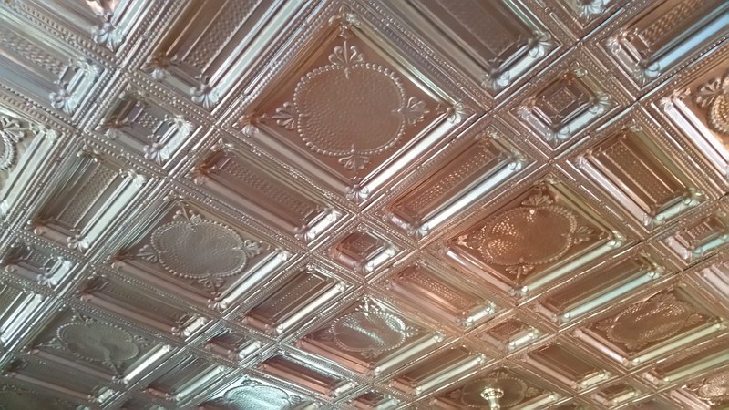 The Tin Ceiling In The Mulvane General Store Is Original