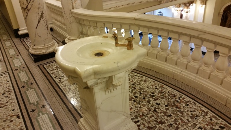 The Granite Drinking Fountains Are Interesting – Still looking For A Blue Stone?