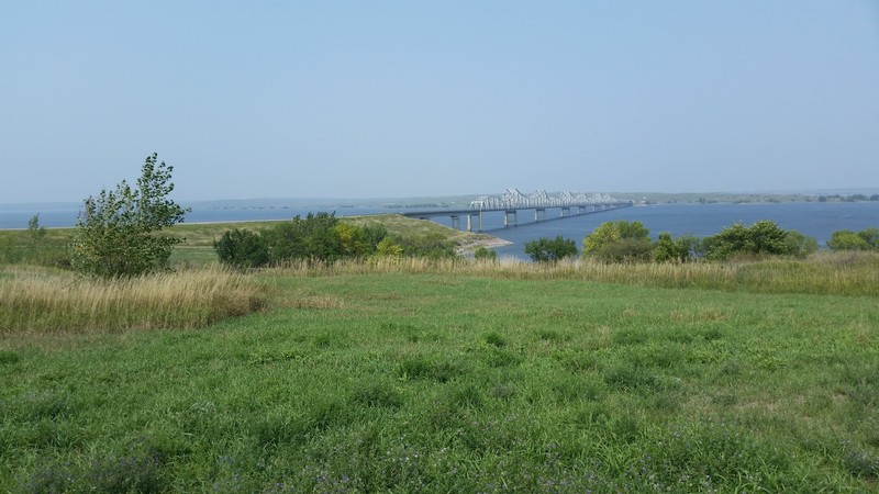 The Oahe Dam Has Made The Cheyenne River Quite Wide At This Point