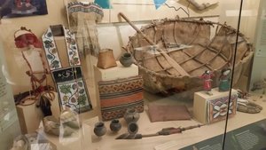 Numerous Interesting And Unique Native American Artifacts Are On Display