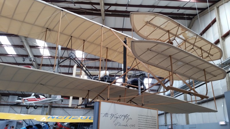 Of Course, The Visitor Is Greeted By The Wright Flyer