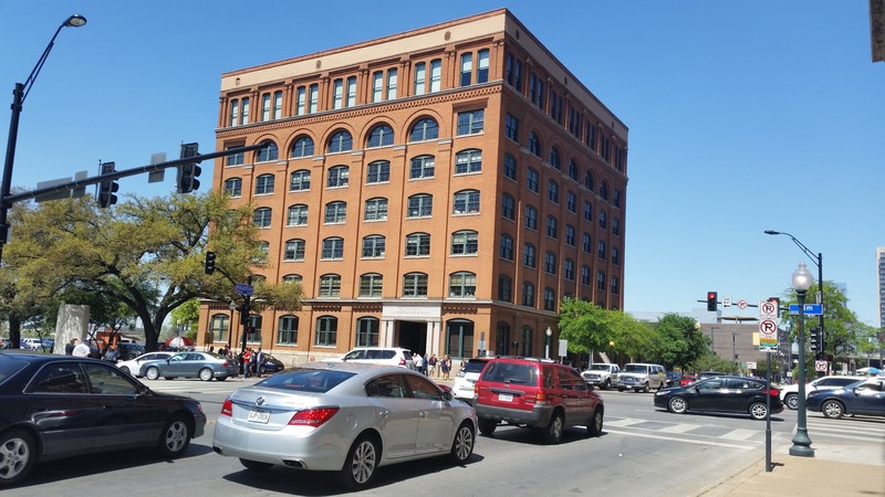 The Texas School Book Depository Building – Note That The Far Right Window On The Sixth Floor Was Oswald’s Vantage Point