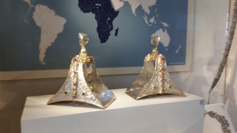 Silver Stirrups With Gold, Ruby And Emerald Accents Presented To President George W. Bush By Mohammed VI, King Of Morocco