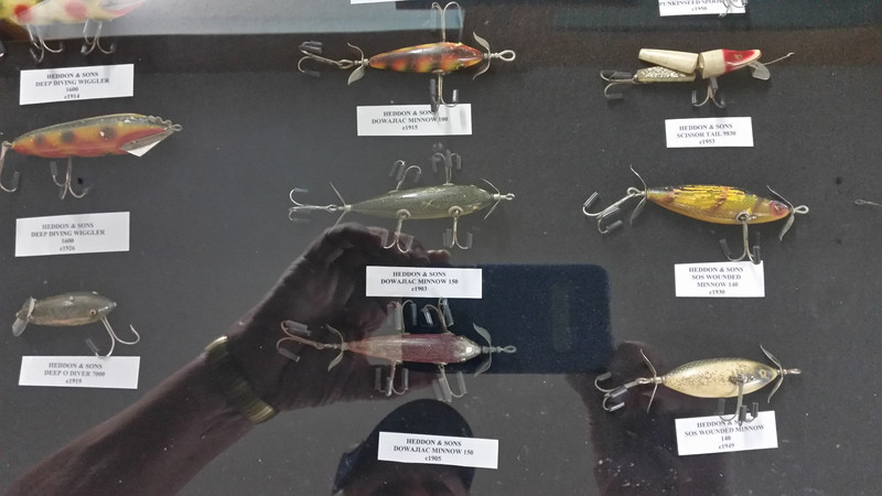 Numerous Vintage Fishing Lures Are Presented – I Was “Caught” Taking This Picture
