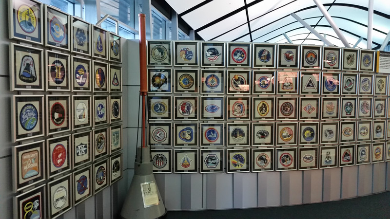 The Emblems From All NASA Manned Flights Are On Display
