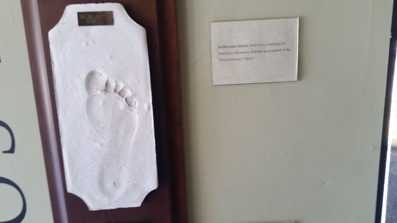 Many Of The Foot Soldiers Are Honored With Footprint Casts