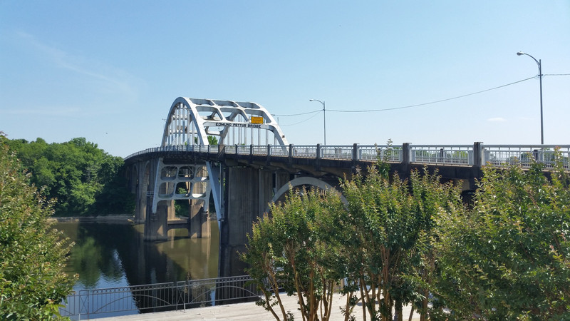 The Edmund Pettus Bridge From The Selma Side Of The Bridge