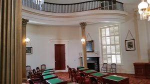 The Senators Got Desks – Note The Gallery Above