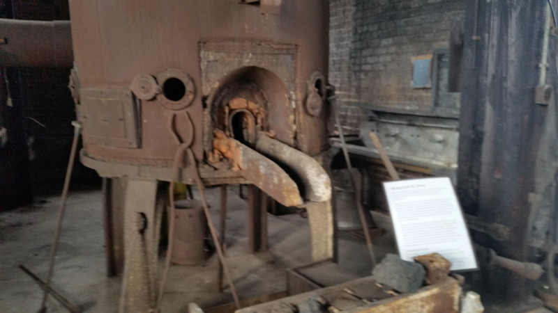 This Paxson Cupola Furnace Melted The Pic Iron Used In The Casting For The Steam Engine Parts Until 1979