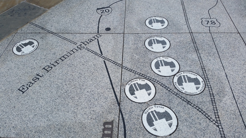A Locator Map Is Incorporated Into The Plaza