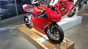 One Is Greeted By A 2005 “Vintage” Ducati 999R Capable Of 175 m.p.h.