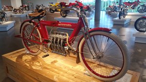 1910 Pierce Four “The Vibrationless Motorcycle” – The $400 Price Tag Doomed The Company And Only 15 Are Known To Have Survived