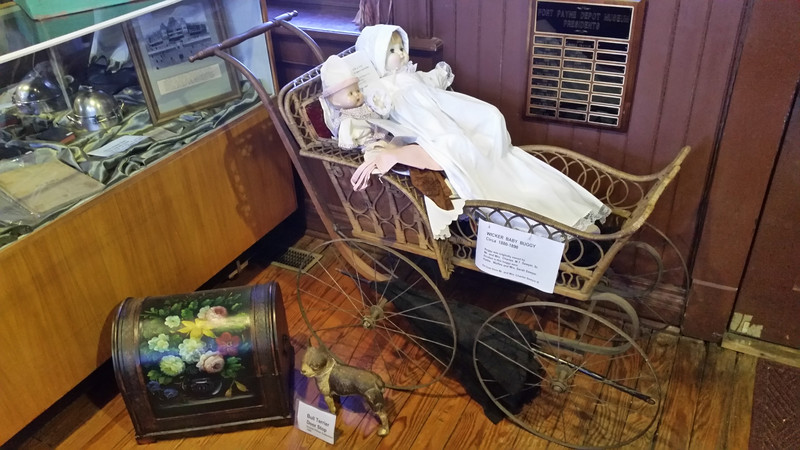 This Wicker Baby Buggy Is One Of Several Interesting Artifacts