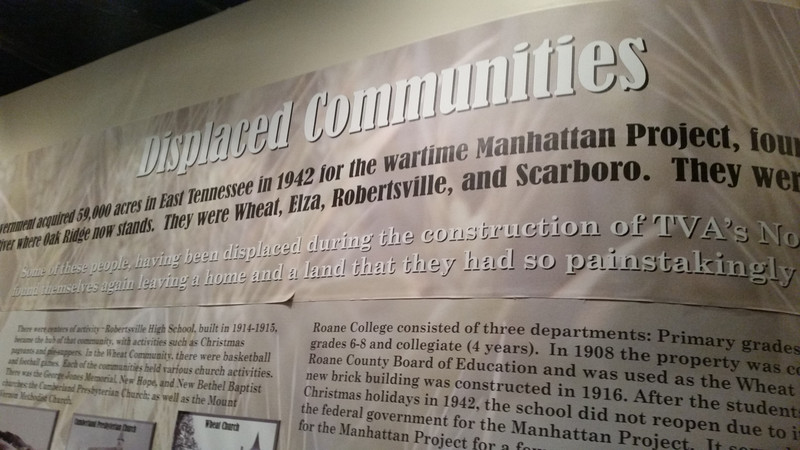 The “Displaced Communities” Exhibit Brings The Development Of The Facility To A Human Level