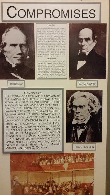 The Efforts At Compromise By Henry Clay, Daniel Webster And John C. Calhoun Failed