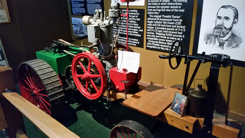 A Replica Of John Froelich’s First Tractor