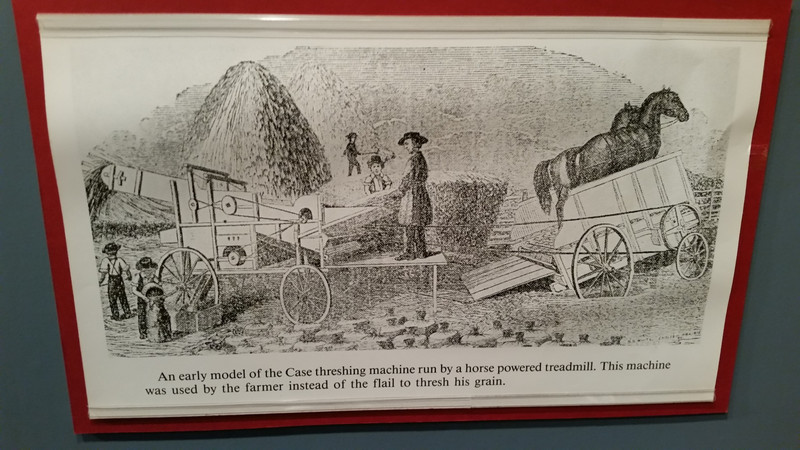 This Early Horse-Powered Treadmill Model Of The Case Threshing Machine …
