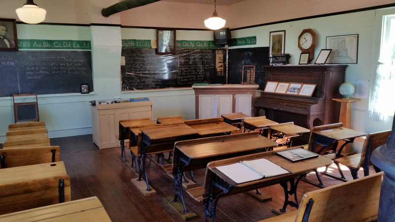 This One-Room School Is Unusual In That It Is Well-Furnished And Well-Documented