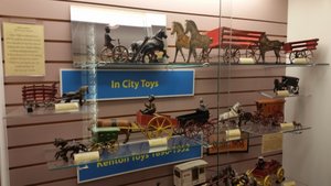 Some Horse-Drawn Toys Are On Display