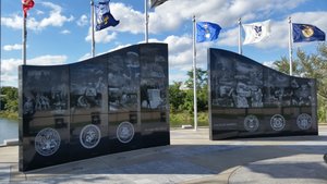 Each Panel Is Dedicated To One Branch Of The Service – Including The Merchant Marine Which Is Vital To Any War Effort