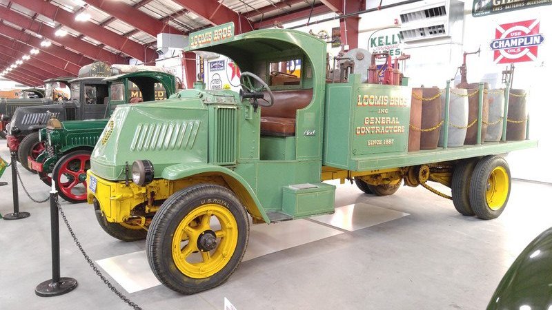 This 1929 Mack AC Hauls Lubricant For The Contractor’s Equipment – Perhaps For Its Own Chain Drive As Well