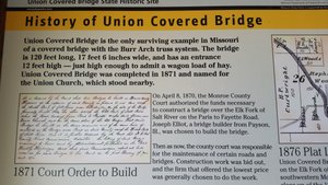 Excellent Placards Outline Several Aspects Of “Covered Bridgedom”