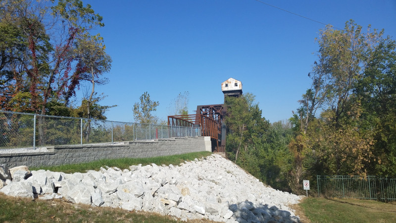 When Completed, The Bridge Will Be Part Of A Nice Bicycle/Pedestrian Trail