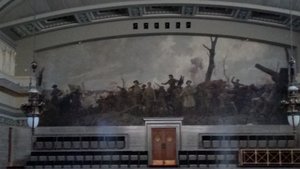The World War I Mural Is Positioned On The Back Wall Of The House Chamber Where Almost Nobody Can Readily Appreciate It – Hmmm!