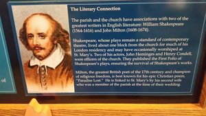 William Shakespeare May Have Worshipped At Saint Mary the Virgin Aldermanbury – Two Of His Company Were Officers Of The Church