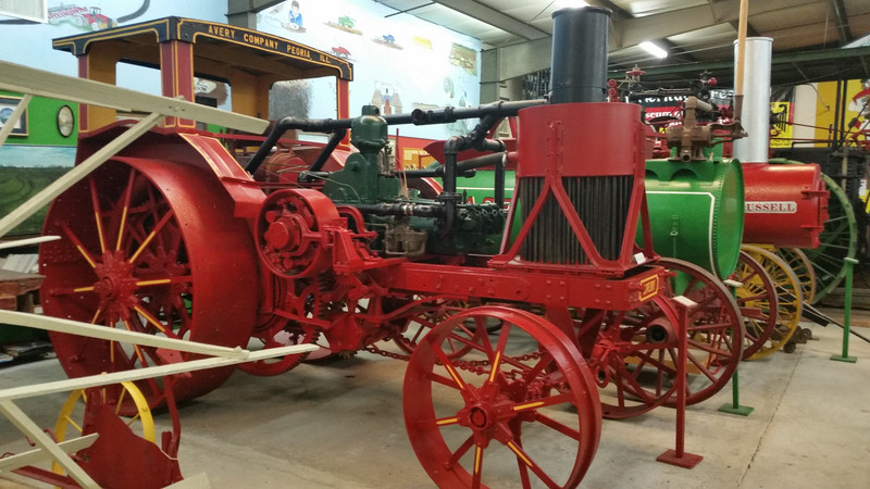 The Collection Of Antique Tractors Is Diverse
