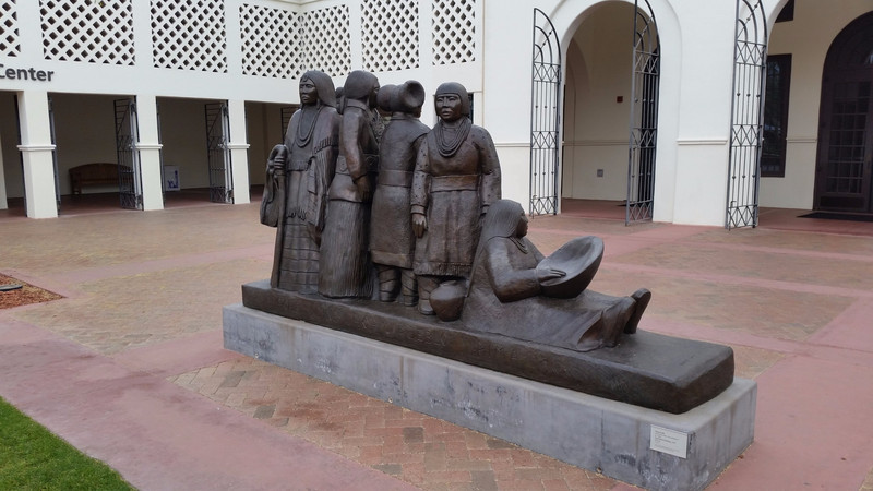 One Of Several Sculptures Found On The Museum Grounds