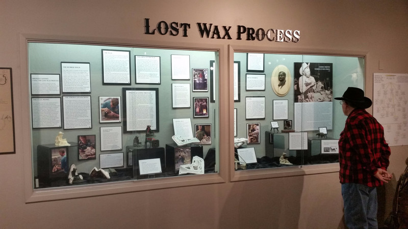 One Exhibit Explains The Sculptor’s “Lost Wax Process” To My Nephew