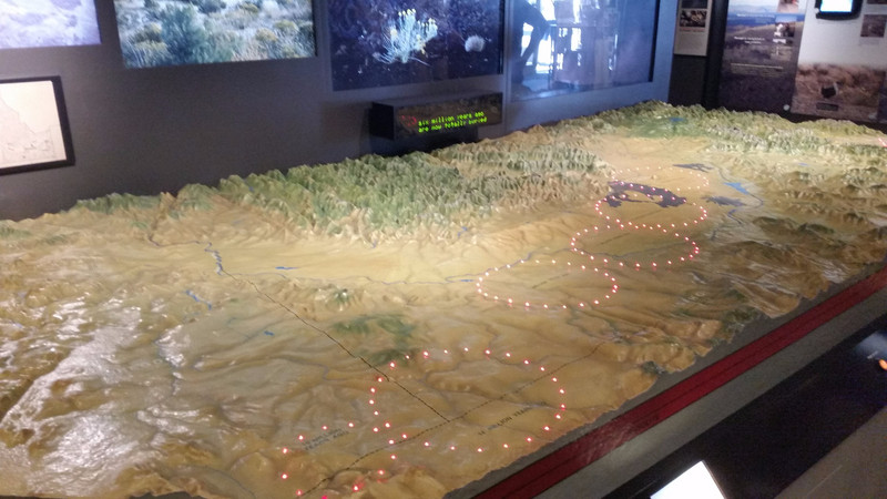 The Movement of the “Hot Spot” Is Dramatically Presented at The Visitors Center
