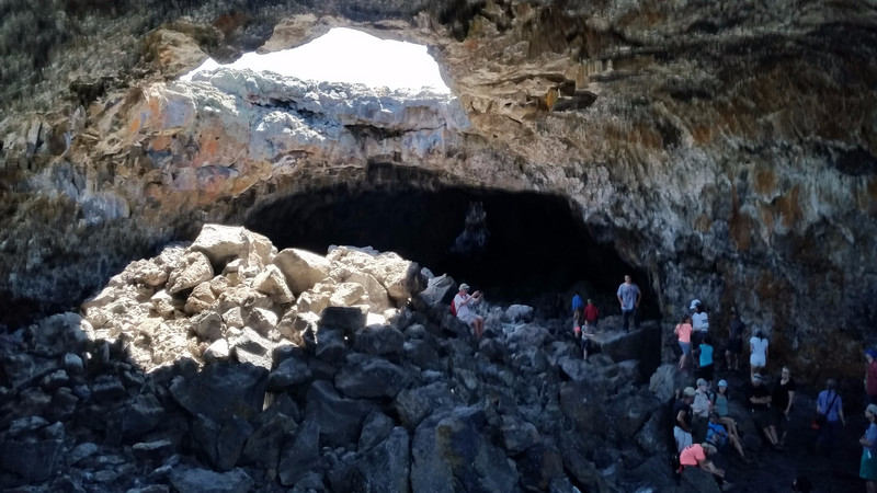 The “Cave” Actually Is an Uncollapsed Portion of a Lava Tube