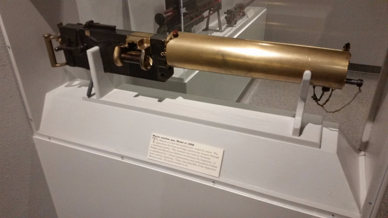 The Maxim Machine Gun, Model 1898, Is Belt Fed and Water Cooled