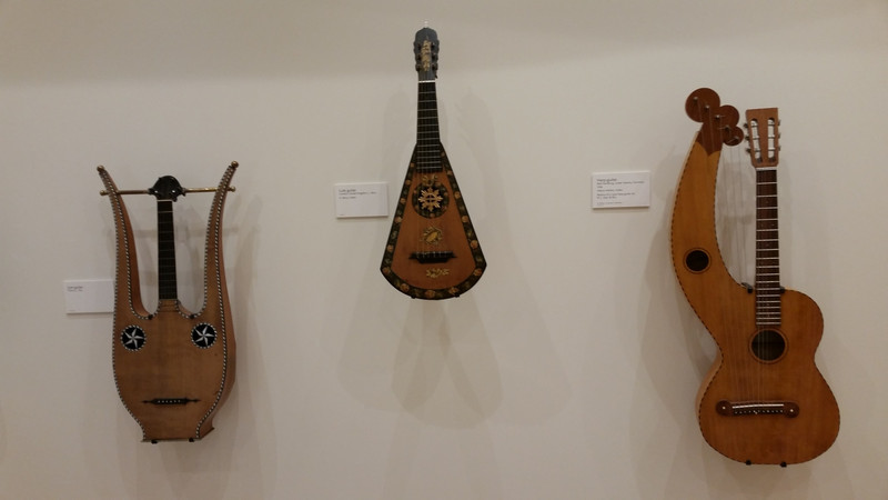 Some Areas of the Museum Are Defined by Type of Instrument