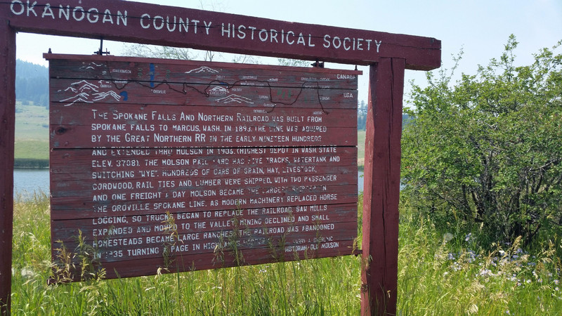 Despite the Remoteness, Several Historical Markers Dotted the Route