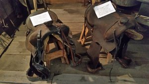 The Saddles of Two Local Ranchers