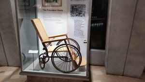 The Wheelchair President Roosevelt Used While at the Site in 1934